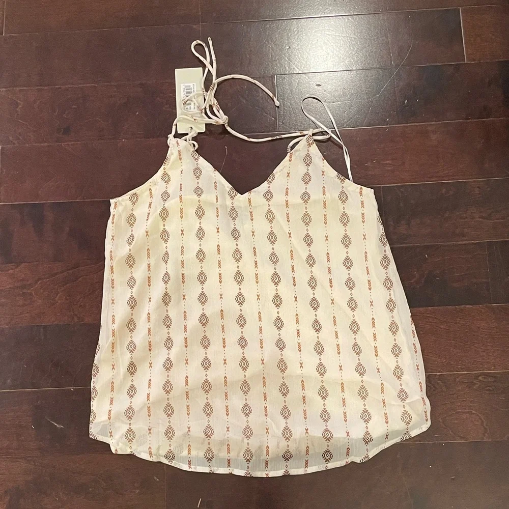 Miss Me Cream Pattern Top - Picture 3 of 7